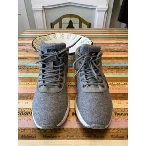 Giesswein EU 40 US 9 9.5 Womens Merino WOOL Hi Top Gray Sneakers AUSTRIA $216